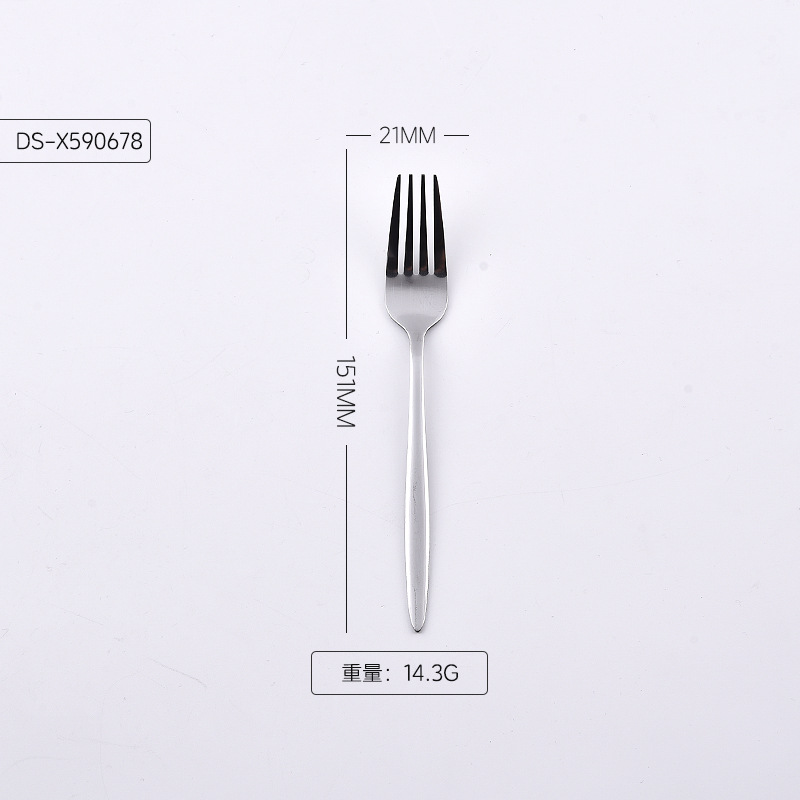 차 포크(실버)