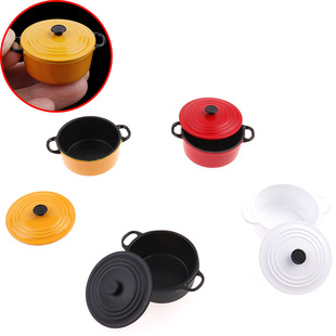 52DOLLHOUSE miniature food play scene model doll house accessories mini soup pot a D213