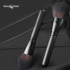 舌型腮紅刷一支裝 黑色大號便攜散粉刷纖維毛單支裝 美妝工具批發