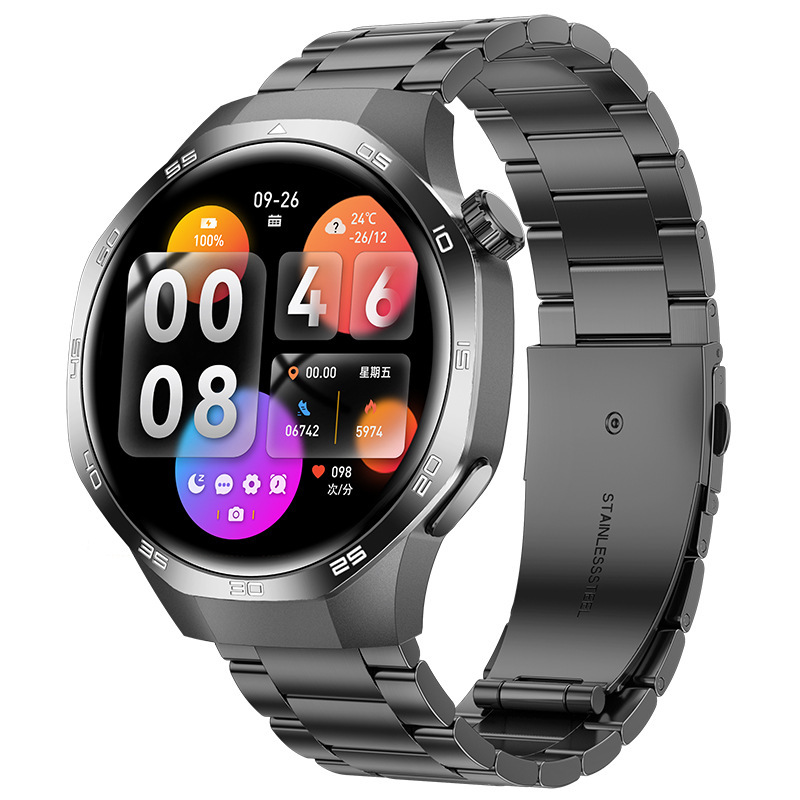 Nuevo Watch5 Max reloj inteligente Bluetooth llamada frecuencia cardíaca pedómetro de oxígeno para hombres reloj de 1,53 pulgadas