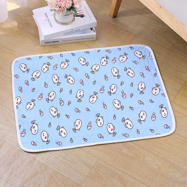 Blue small fish latex pad