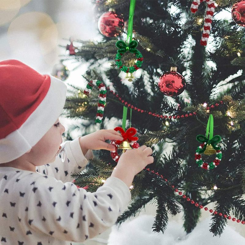 アマゾンの人気クリスマスビーズ装飾セットクリスマスDIY花輪鈴クリスマスツリーDIY装飾ペンダント|undefined