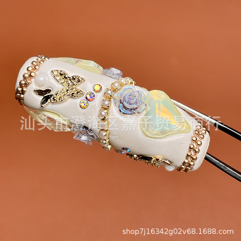 Nepal inlaid series handmade barrel beads diy accessories handmade loose beads spacer beads Buddha necklace accessories
