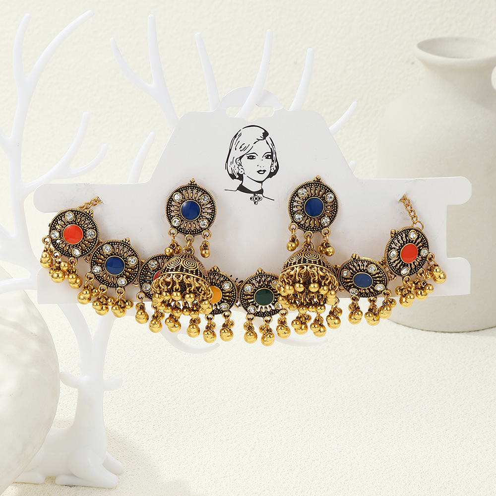 Set collana e orecchini in metallo gioielli di moda per donna_voghion.com