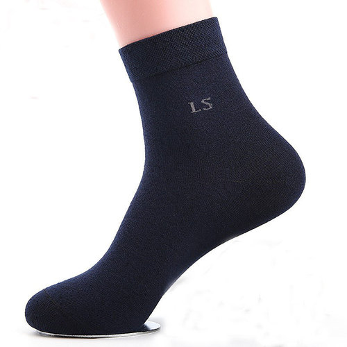 Langsha Men's Pure Cotton Socks Business Men's Sweat-Absorbent and Deodorant Cotton Socks Four Styles Autumn and Winter Cotton Socks
