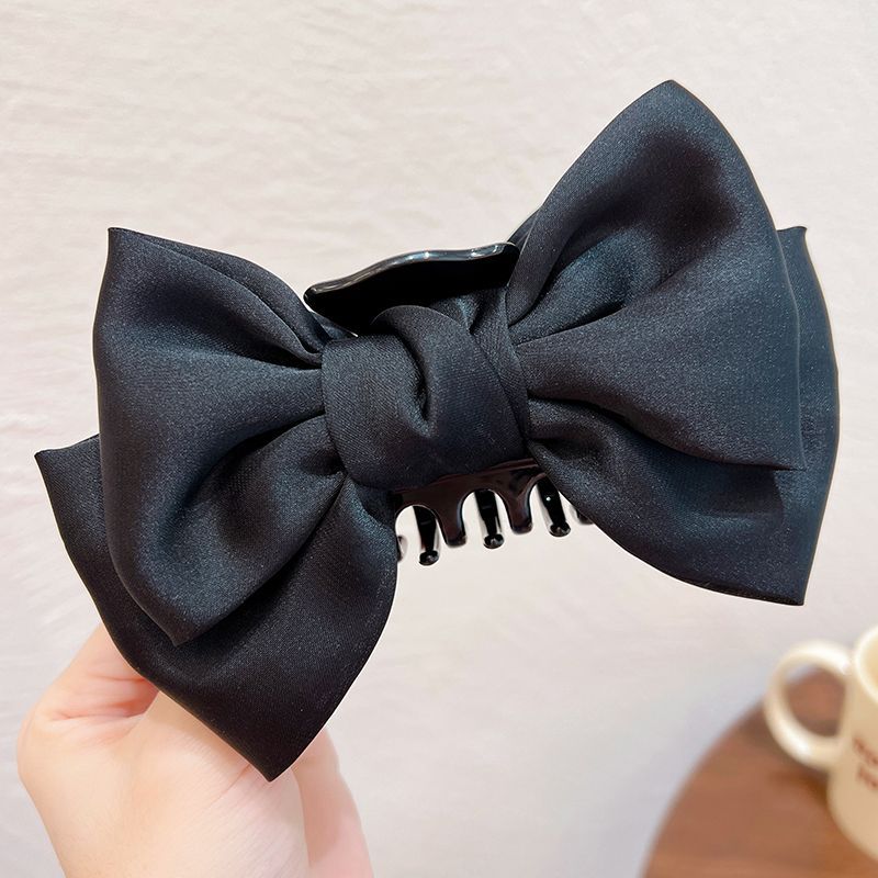 1#Black gripper 8cm bow 12cm