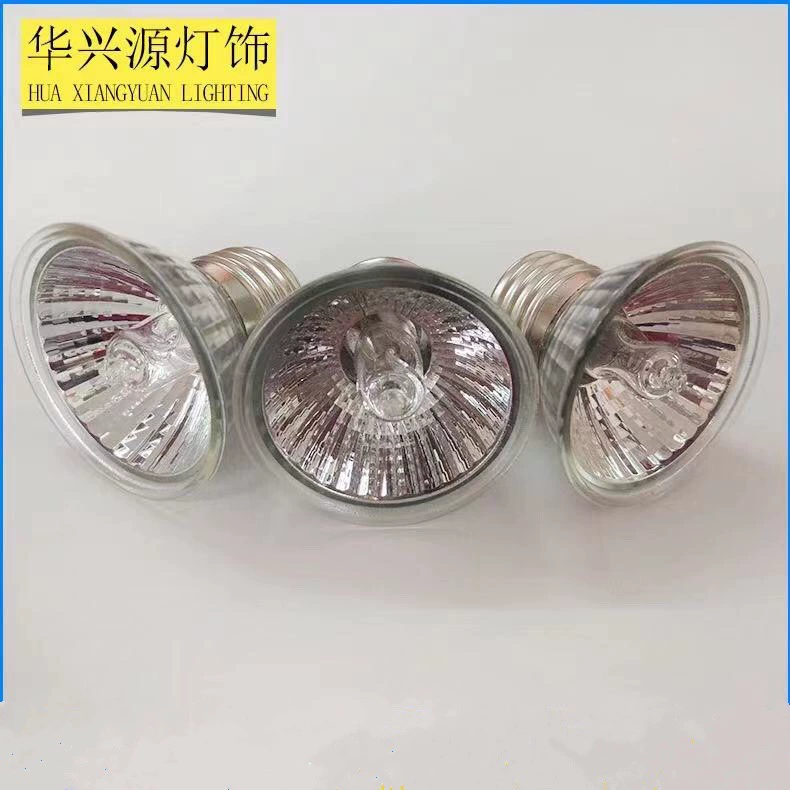 Поставка E27MR16 галогенная лампа 110V220V,25W-75W животных тепловая лампа Растения лампа роста многоцветная