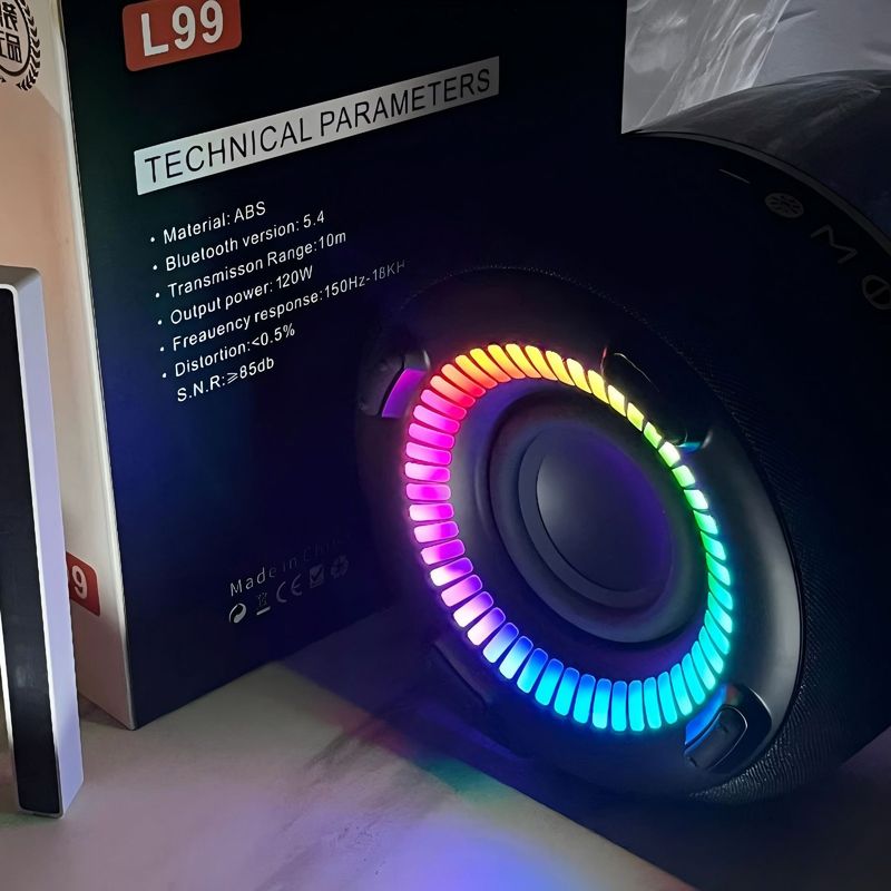 L99ハーマンブルートゥース音響透明瑠璃モデル家庭用スマートAIデスクトップ重いサブウーファ屋外携帯スピーカー|undefined