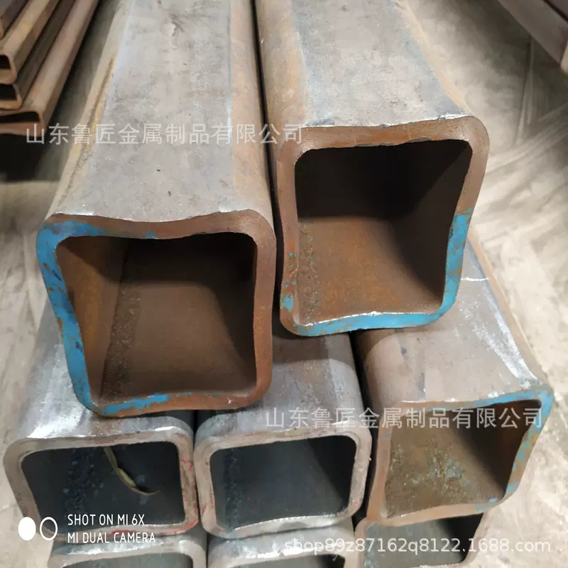 无锡厂家供应方管钢制冷弯管材 工程幕墙建筑Q235B镀锌方管