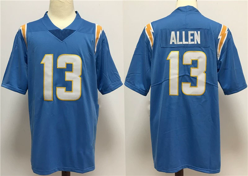 Джерси NFL команды Lightning San Diego Chargers, официальный стиль