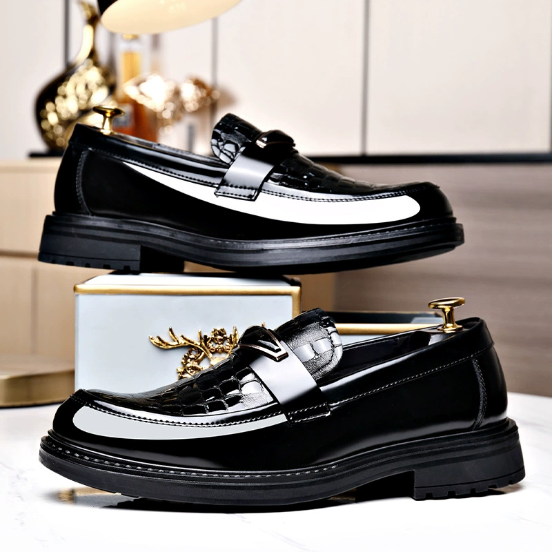 Loafers, classic suit English style, footwear, trend shoes for leisure for leather shoes, British style, soft sole