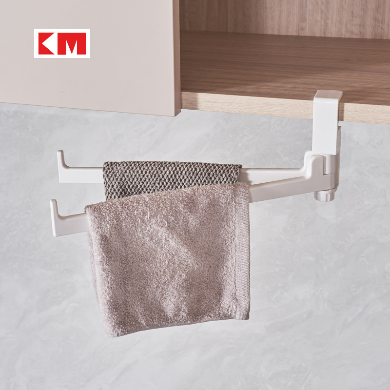 Kitchen card holder tissue holder cabinet hanging roll paper holder storage rack special paper oil-absorbing plastic wrap storage rack