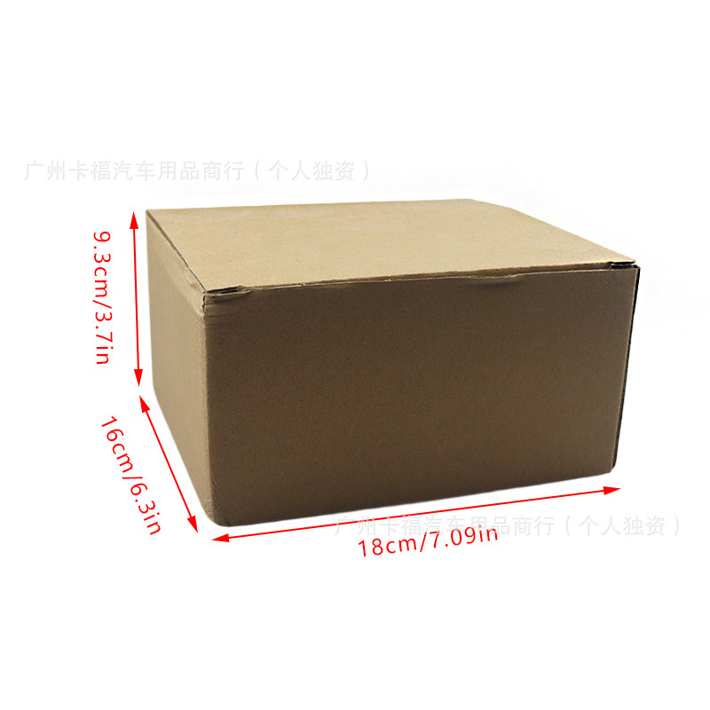 Car Modification Dual Square Exhaust Pipe Universal Tailpipe, One-To-Two Tailpipe Single Tube Square Mouth with Mesh Silencer