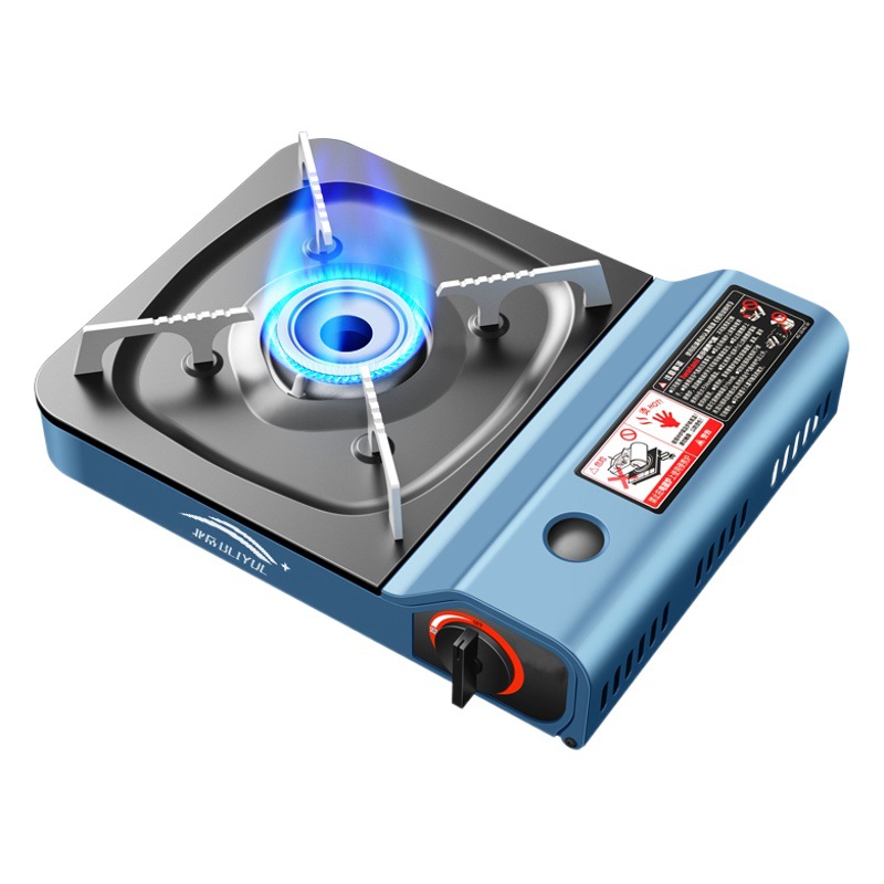 Outdoor portable camping outdoor stove windproof gas tank stove card magnetic commercial gas stove gas stove card stove