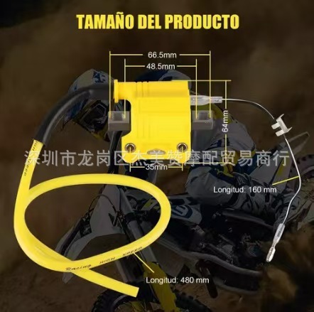 オートバイの部品のメンズオートバイの電気は高圧の包みを噴き出します。|undefined
