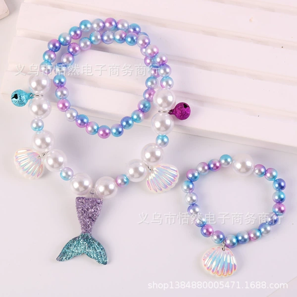 2#Purple fish tail 2 -piece set [card paper packaging]