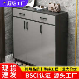 入户鞋柜家用门口靠墙一体进门新款玄关小窄收纳储物柜鞋架