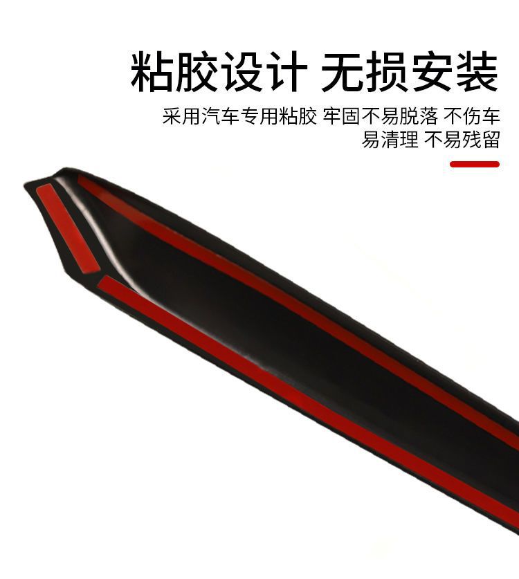 Suitable for Tesla Model 3/Y Car Door Dashboard Decorative Strip Accessories Carbon Fiber Center Console Protection Interior Decoration