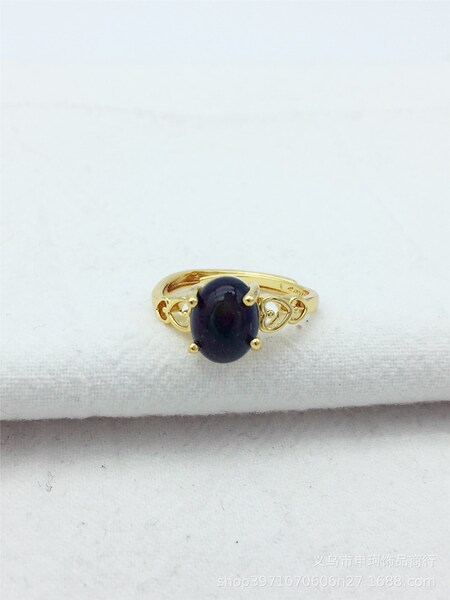 Fashionable copper adjustable ring