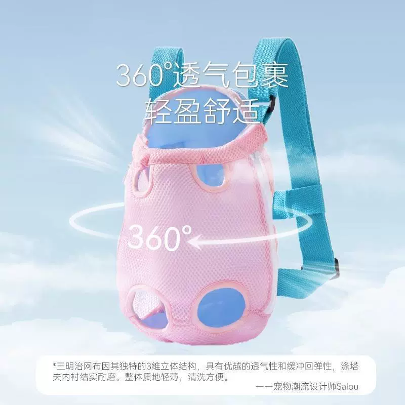 Собака выходит на грудь Кошка сумка двуплечая портативная кошка