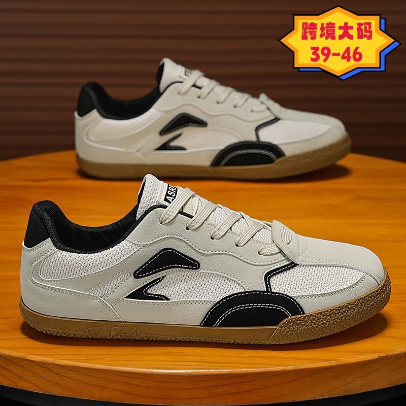 Zapatos de malla de gran tamaño transfronterizos para hombres Zapatos Forrest Gump retro delgados transpirables con suela blanda Zapatos casuales de moda de verano 2025 para hombres