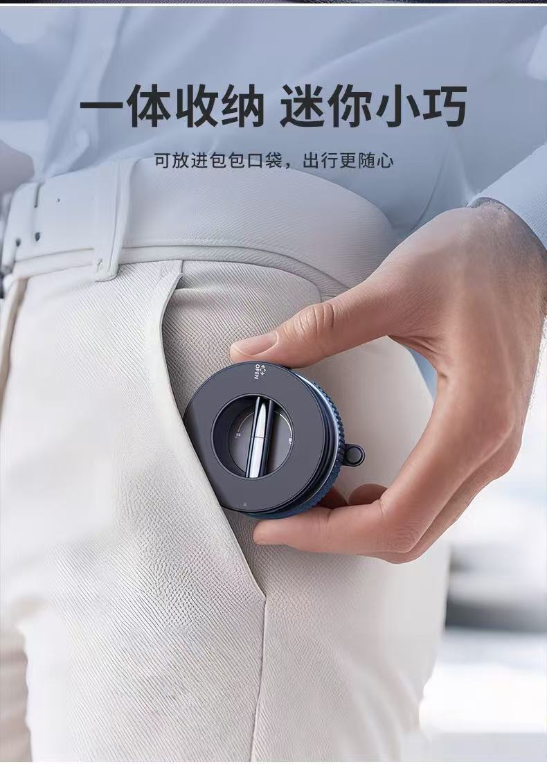 Vacuum Magnetic Adhesive Suction Cup Car Phone Holder In-Car Anti-Shake Navigation Rotating Folding Support Stand Cross-Border