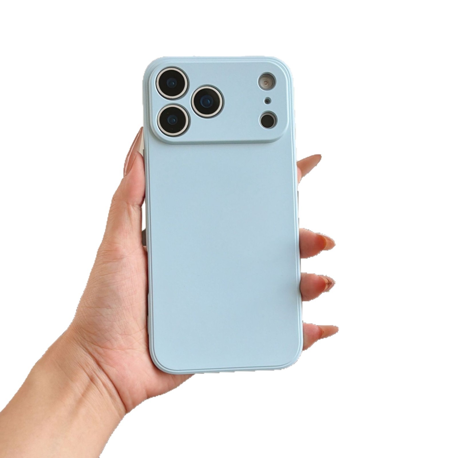 Funda Protectora de Silicona Líquida para iPhone 17Pro 15Pro 13 Anti-caída
