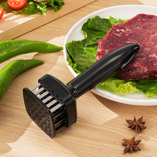 Kitchen slug hammer stainless steel steak pine needle comfortable handle chicken steak fork press steak tenderizer