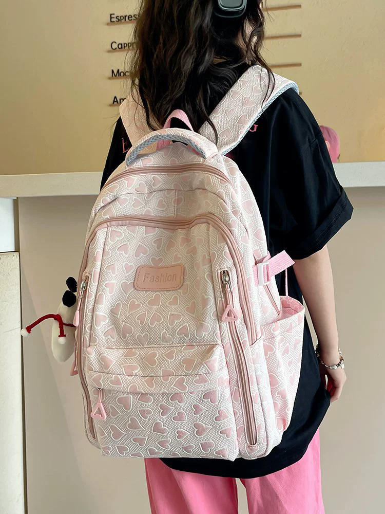 Japanese capacious backpack, fresh shoulder bag for traveling, for secondary school