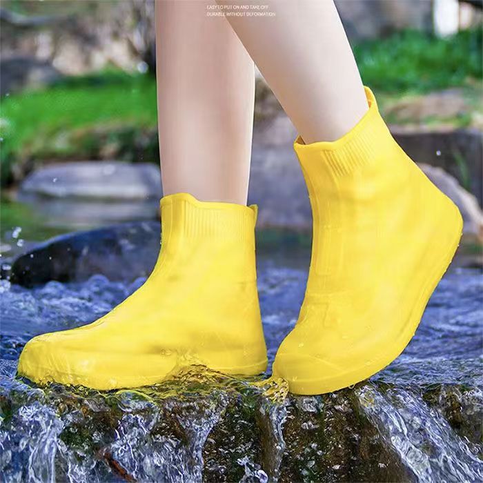 レインシューズカバー 防水靴カバー 雨用滑り止め 防雨靴カバー シリコン製 学生用 耐摩耗性 大人用防水靴カバー|undefined