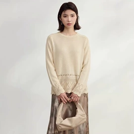 女式针织衫;毛衣;时尚休闲套装