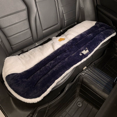 Cushion Winter Cute Plush New Model: Wool pad - penguin-rear-row-three-seats