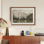 《山境》立体绷画现代法式中古风客厅风景装饰画复古餐厅玄关挂画