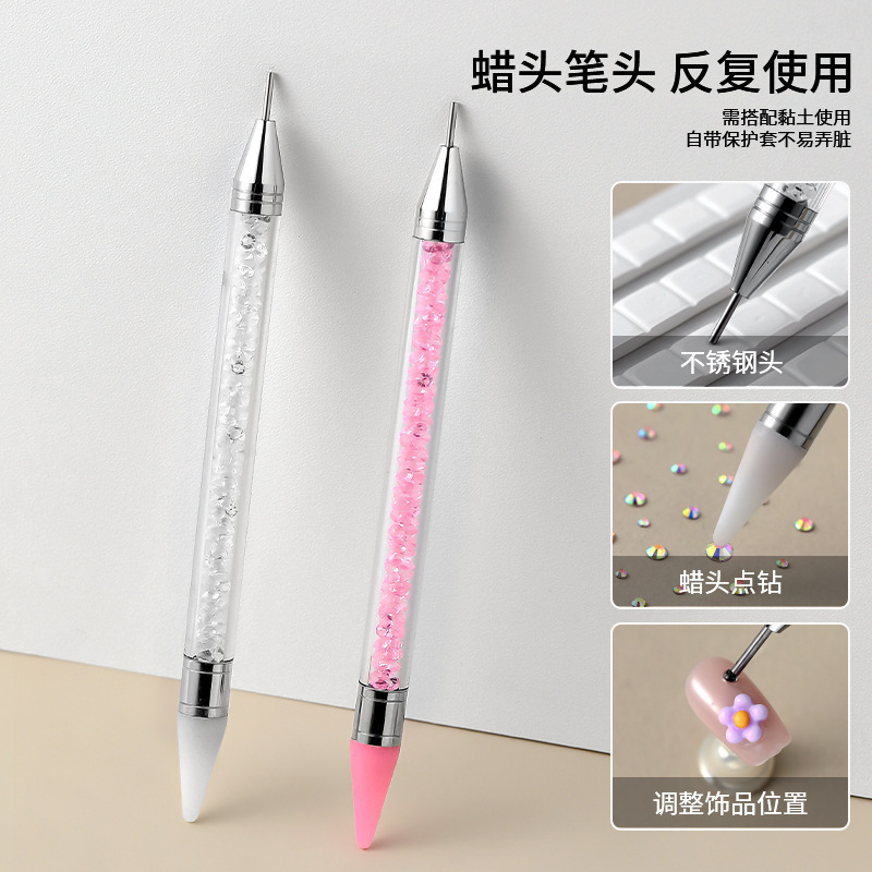 double-sided manicure brush for manicure