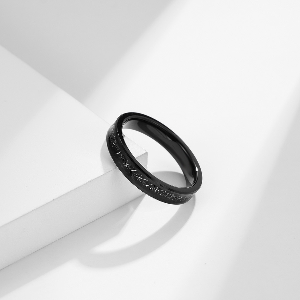 8g Weight Rings Classification 11, 12, 6 Ring Size 1 Piece Quantity Casual Simple Style Round Tungsten Steel Polishing Men's Rings