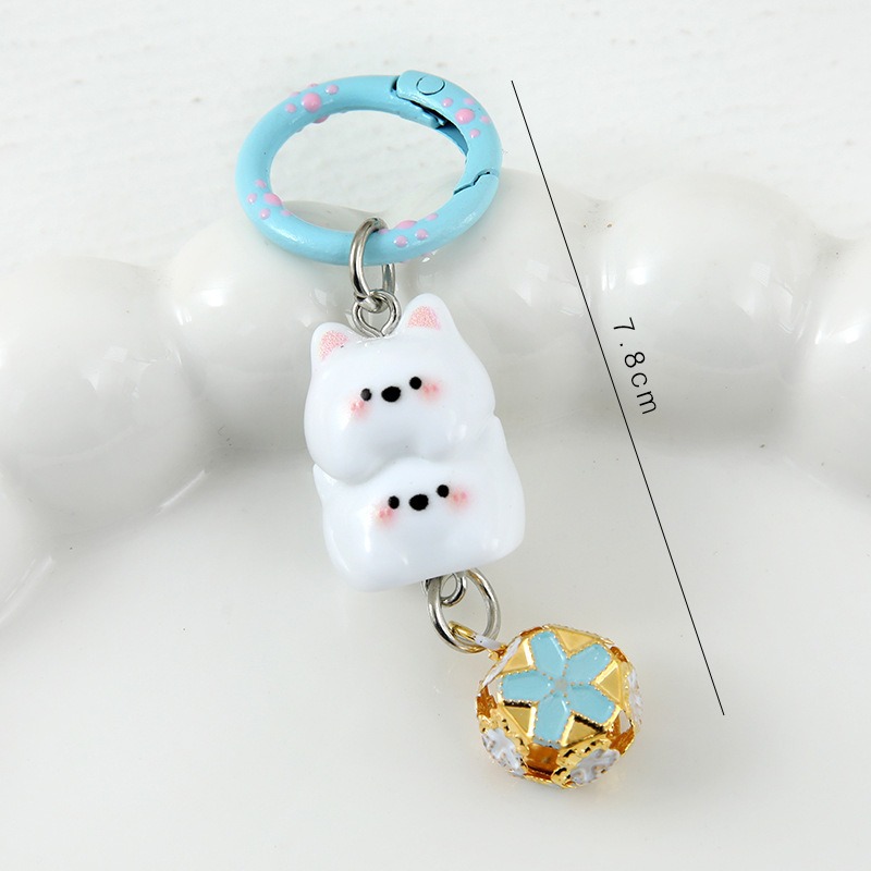 귀여운 강아지 키링/B형 [화이트 웨스트 하이랜드]