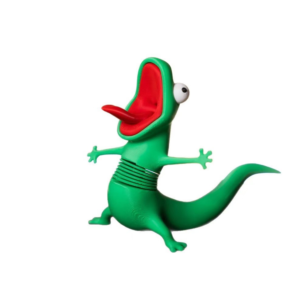 Adorno de Lagarto 3D de PLA Descompresivo para Escritorio