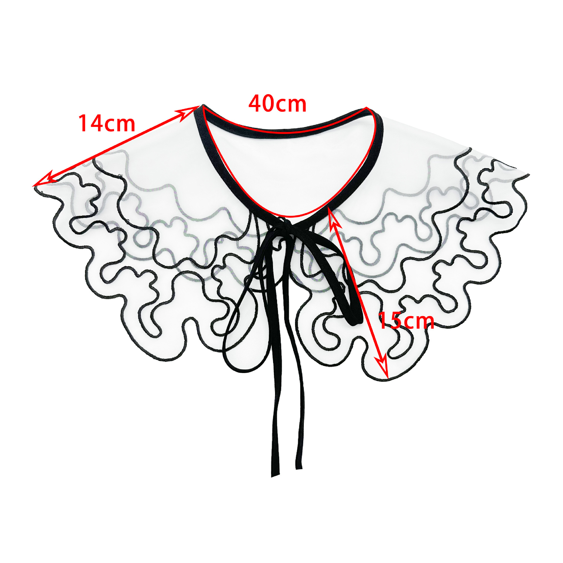 Primavera y verano gran chal de protección solar damas collar falso collar de camisa falsa collar de camisa collar pequeño collar de decoración fragante image 5