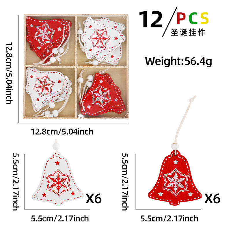 アマゾン クリスマス木製オーナメント 窓飾り クリスマスツリー飾り 鹿 雪の結晶オーナメント|undefined
