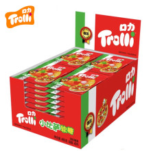 Trolli口力比萨橡皮糖12g*40片儿童糖果零食批发果汁水果味软糖
