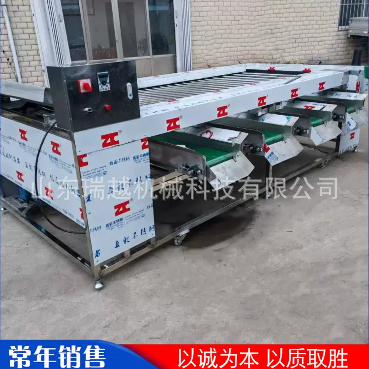 厂家工业砂糖橘筛选机 多功能果蔬选果设备 大型芒果分级机