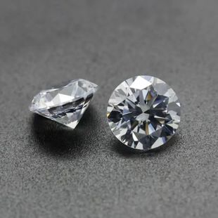 0.8-15Mm3A White Zircon Round Pointed Bottom Source Factory Jewelry Inlaid with Diamonds with Cz Loose Stone White Zirconium