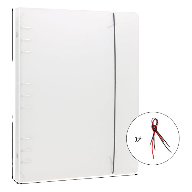 Spot PP mate cinta transparente carpeta A4B5A5A6A7 libro de tarjetas libro de hojas sueltas extraíble libro de cuentas manual de documentos