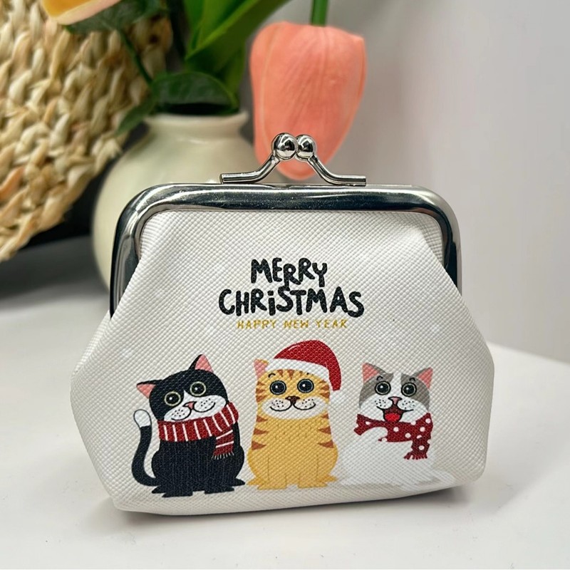2025 Christmas Event Small Gift Mini Coin Purse Cute Decorative Candy Gift Cosmetics Bag