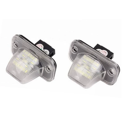 2pcs License Plate Lights 18LED for VW Golf 5Plus Passat Skoda T4 90-03 White Light