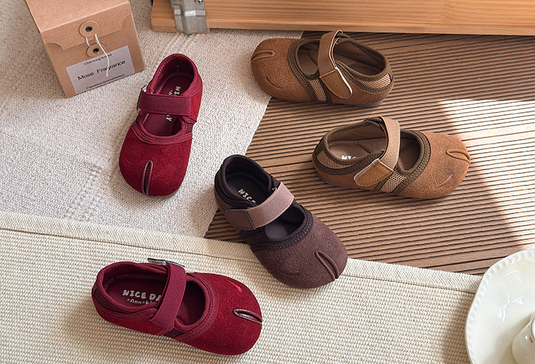 Sapatos de pele para menina estilo princesa coreano macios_voghion.com
