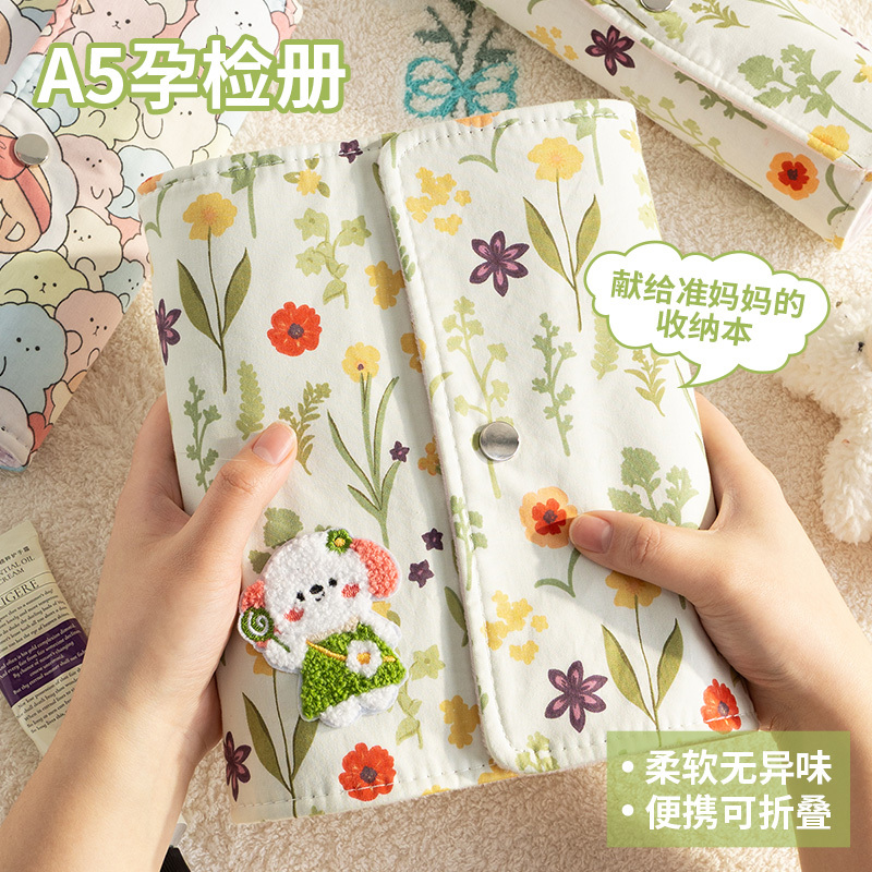 A 50% off Stack of Maternity Check-Up Notebooks, Portable Binder, A4 Maternity Check-Up Report, Baby Check-Up Pregnancy