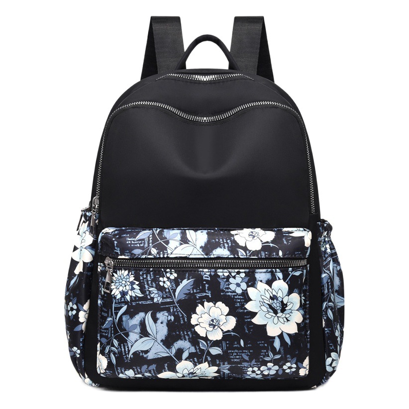 Nuevo ins Oxford tela mochila de gran capacidad mochila de viaje de flores de moda ligero impermeable bolsa de estudiante de fábrica