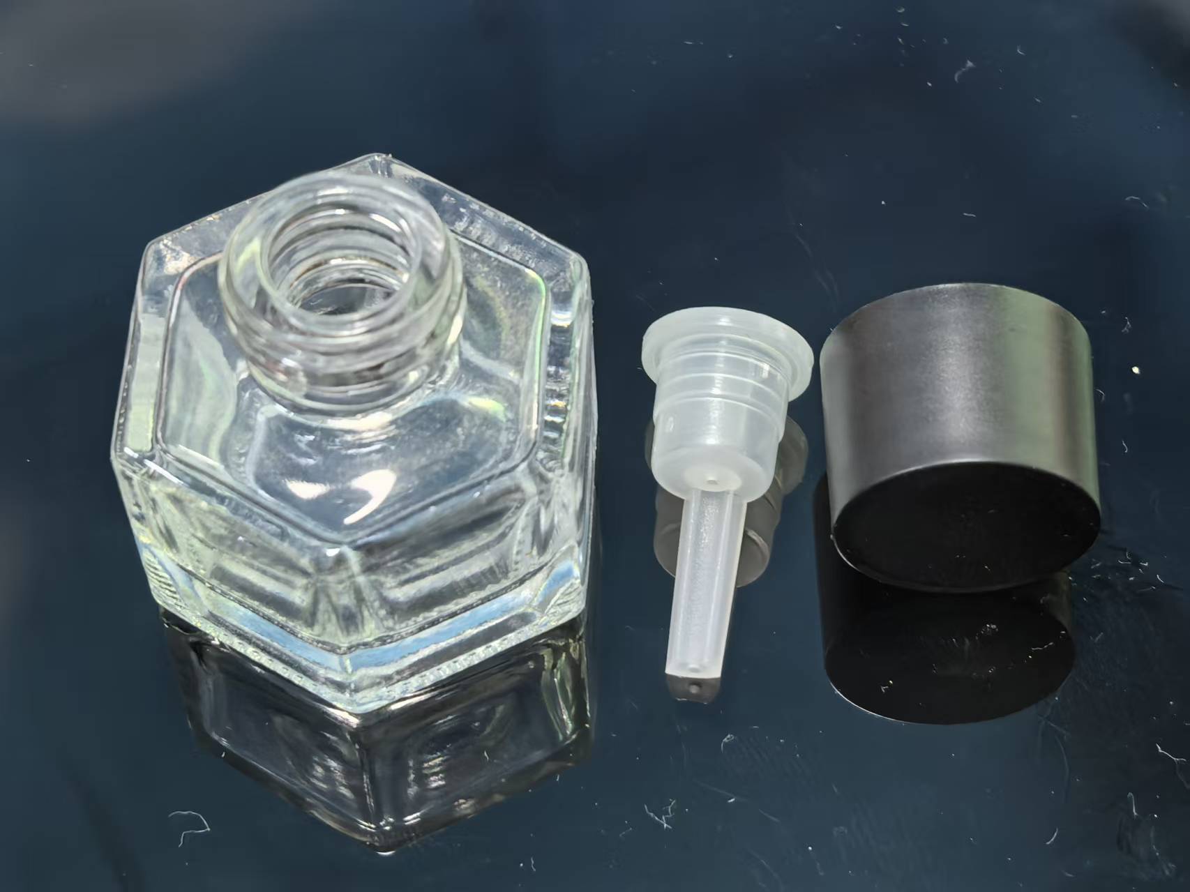 투명, 육각형 10ml(336개/상자), 스프레이 컬러 인쇄 가능