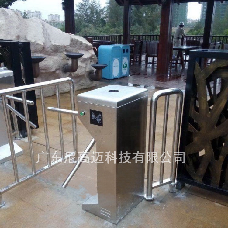 厂家现货供应单向出口门三辊闸手动旋转不锈钢人行通道闸超市转闸